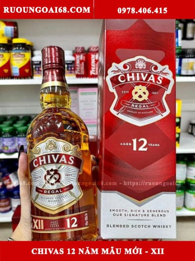 Rượu Chivas 12 Năm Mẫu Mới Rượu Chivas 12 Năm