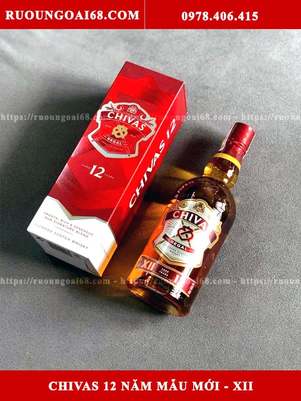 Rượu Chivas 12 Năm Mẫu Mới Rượu Chivas 12 Năm