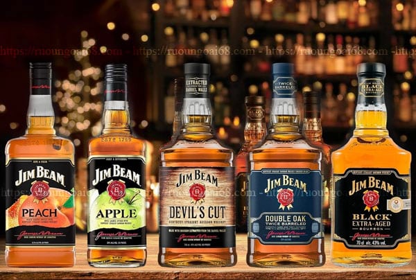 Rượu Jim Beam White 750ml Rượu Jim Beam White 750ml các loại