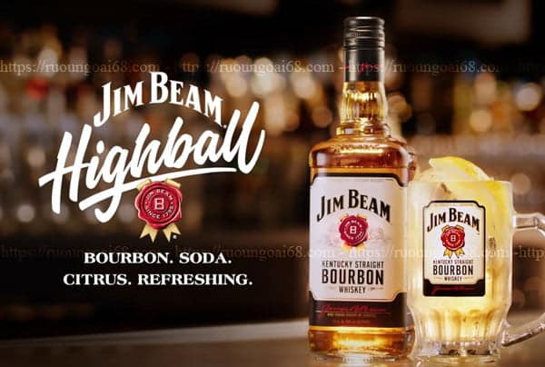 Rượu Jim Beam White 750ml Rượu Jim Beam White 750ml cocktail