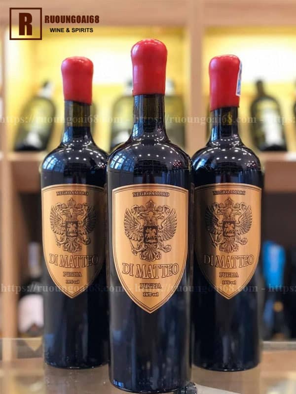 Rượu vang Di Matteo Negroamaro Puglia