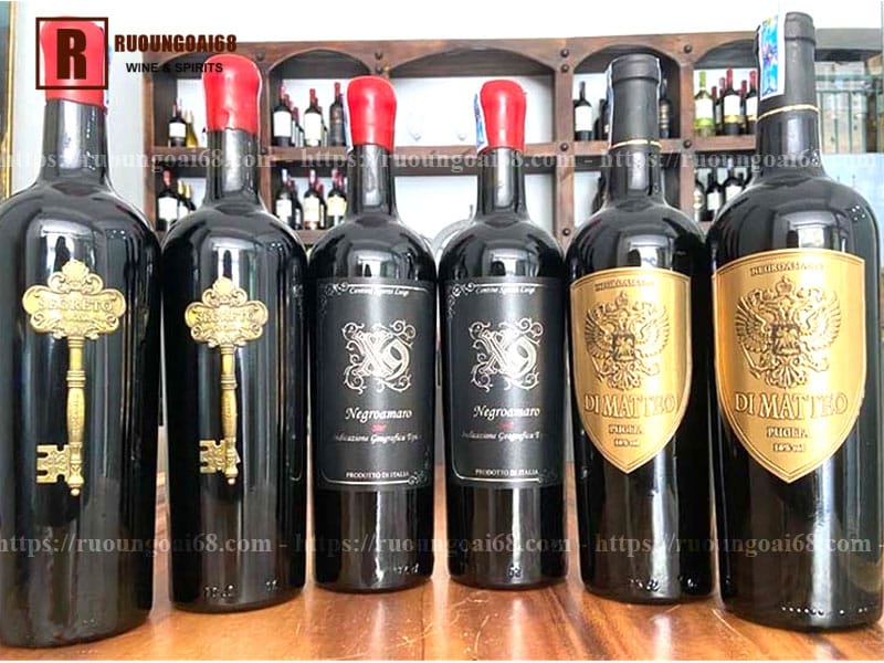 Rượu vang Di Matteo Negroamaro Puglia