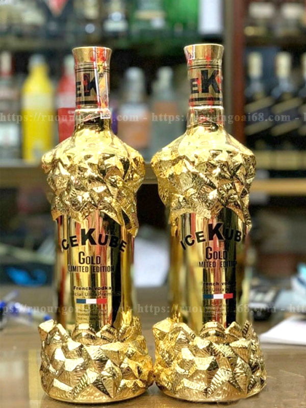Vodka Ice Kube Gold 750ml Vodka Ice Kube Gold