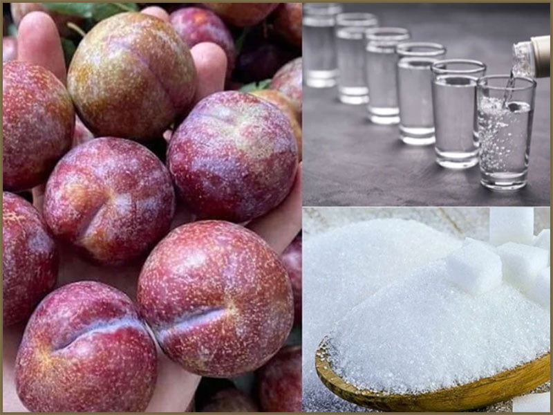 Cách ngâm rượu mận thơm ngon đơn giản tại nhà Cách ngâm rượu mận với đường