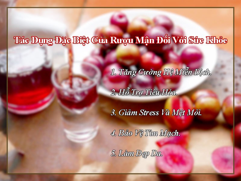 Cách ngâm rượu mận thơm ngon đơn giản tại nhà Tác Dụng Đặc Biệt Của Rượu Mận Đối Với Sức Khỏe