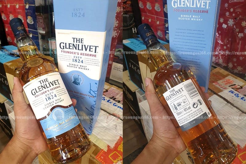 Rượu Glenlivet 1824 Xanh 700ml Rượu Glenlivet 1824 Xanh 700ml