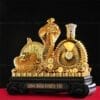 Rượu Linh Vật Rắn 2025 Linh Bảo Chiêu Tài Gold