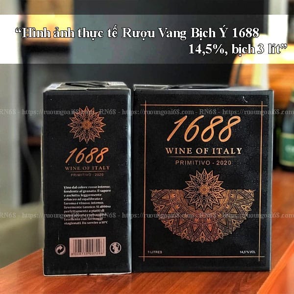 Rượu Vang Bịch 1688