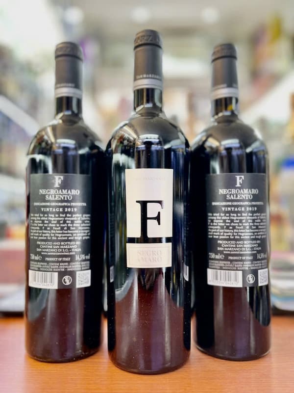 Rượu Vang F Negroamaro Xách Tay 14.5%
