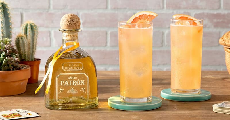 Các loại cocktail pha với Rượu Tequila Patron Anejo