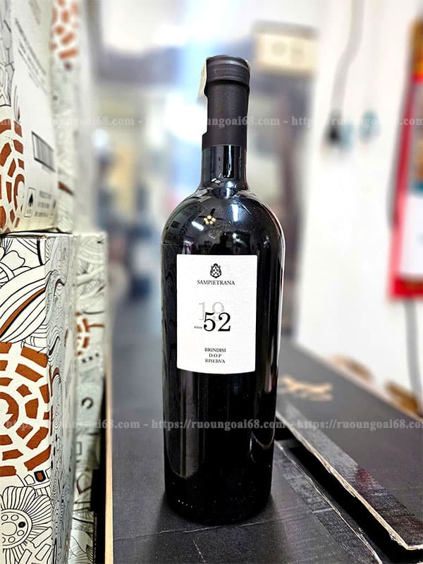 Rượu Vang Ý Sampietrana 1952 Brindisi Dop Riserva