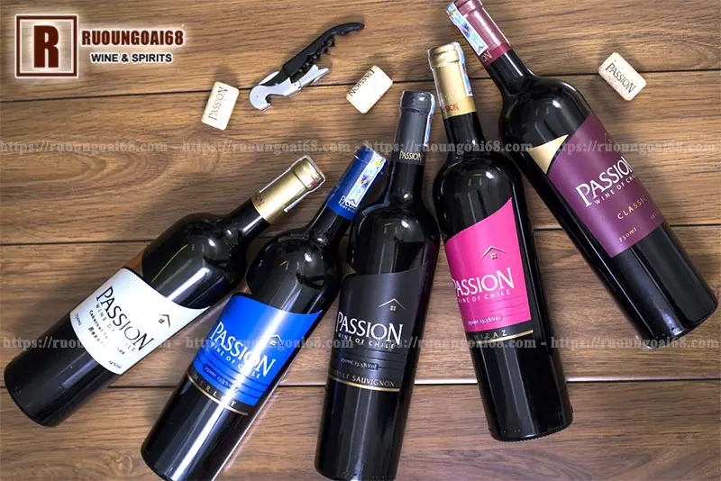 Rượu Vang Passion Merlot 750ml Rượu Vang Passion Merlot 750ml