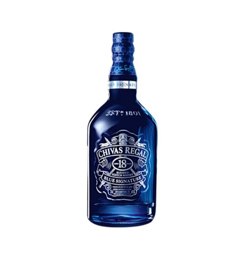 Vỏ chai rượu chivas 18