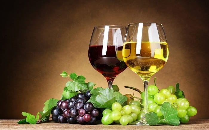 cách ngâm nho với rượu trắng