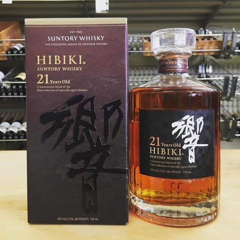 kiểm tra tem mã vạch của rượu Hibiki