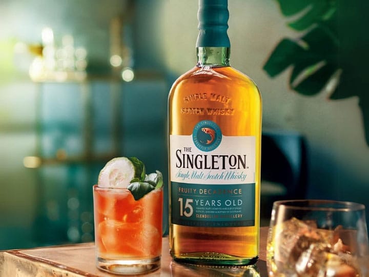 Rượu Singleton có pha cocktail