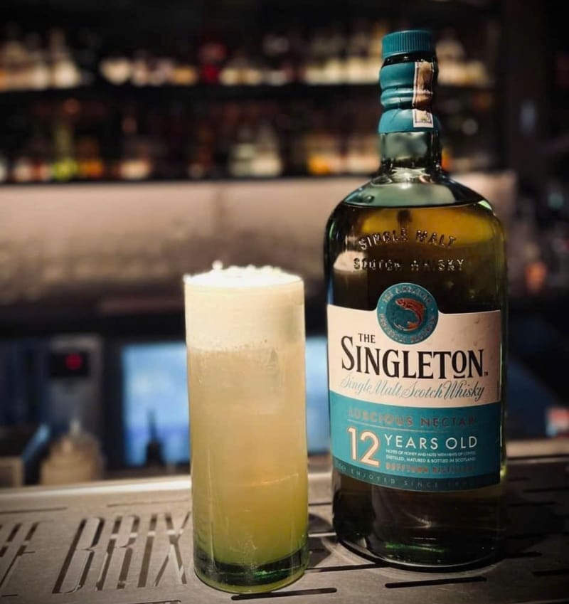 Rượu Singleton có pha cocktail