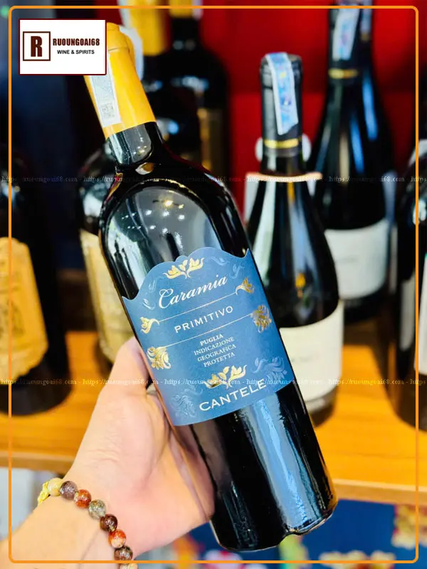 Rượu Vang Ý Caramia Primitivo