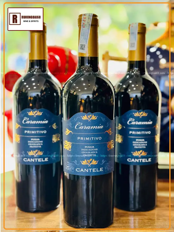 Rượu Vang Ý Caramia Primitivo