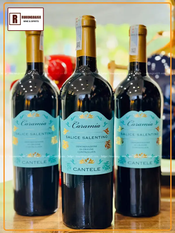 Rượu Vang Ý Caramia Salice Salentino