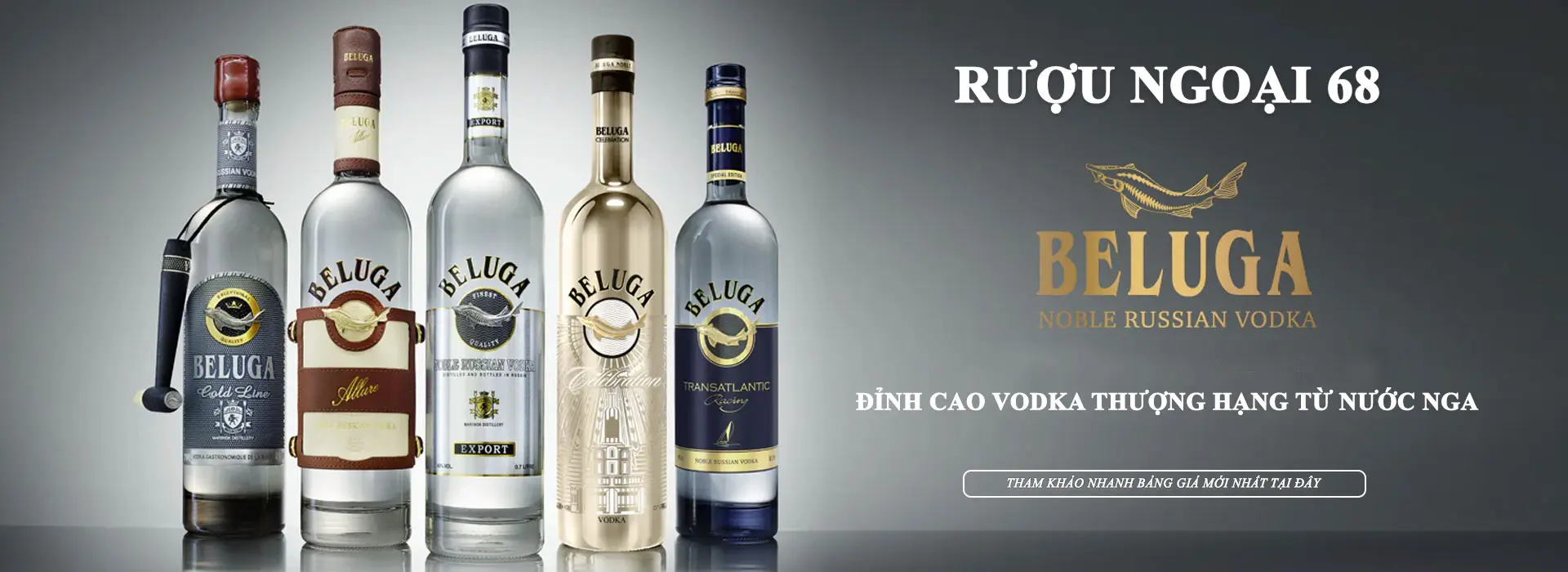 Vodka beluga hương vị tinh khiết