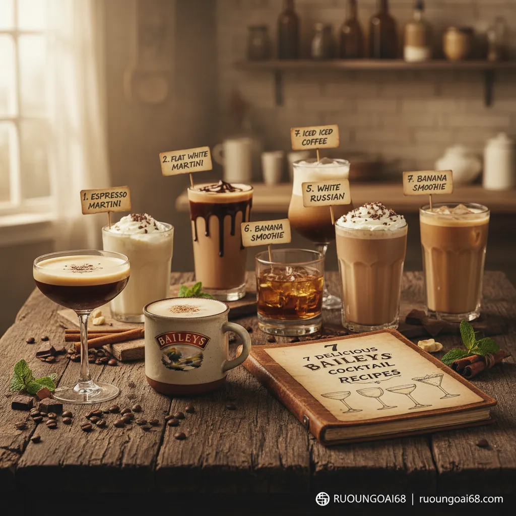 7 công thức cocktail tuyệt ngon với rượu Baileys Baileys cocktail