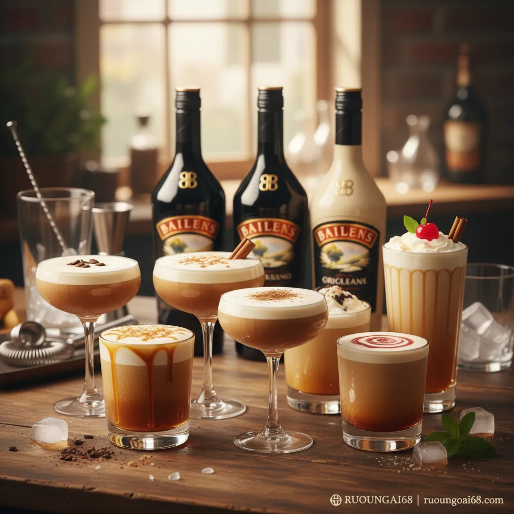 7 công thức cocktail tuyệt ngon với rượu Baileys Creamy cocktail