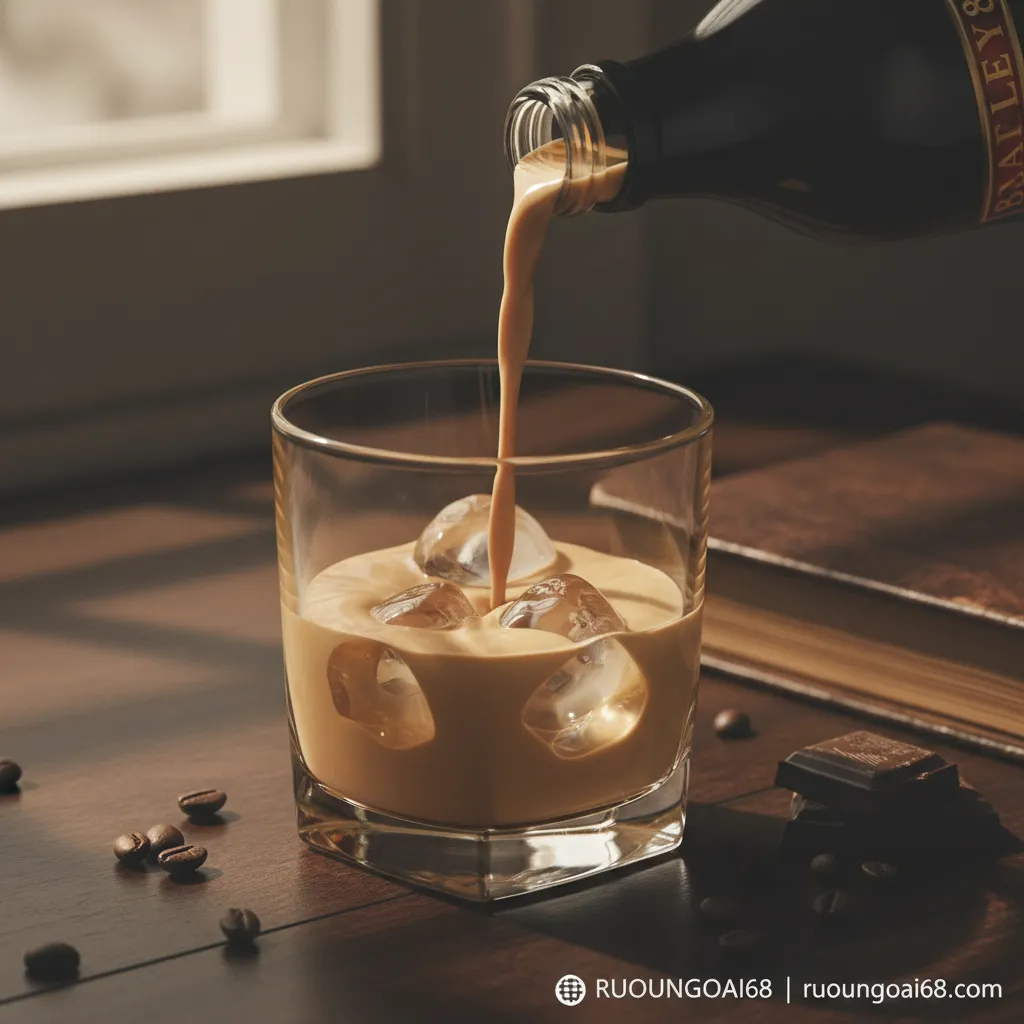 Cách uống rượu Baileys chuẩn vị như dân sành rượu Baileys sánh mịn