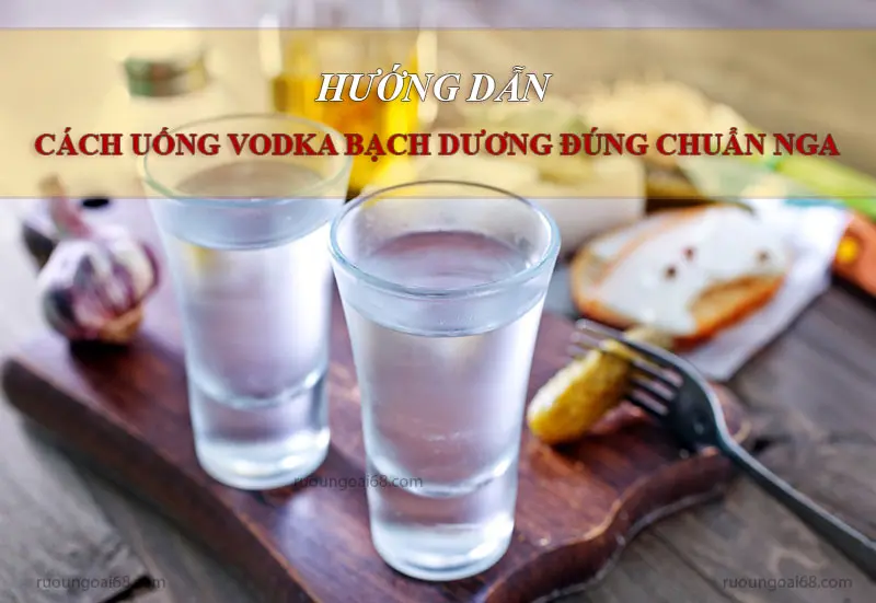 Hướng dẫn cách uống Vodka Bạch Dương đúng chuẩn Nga cách uống Vodka Bạch Dương đúng chuẩn Nga