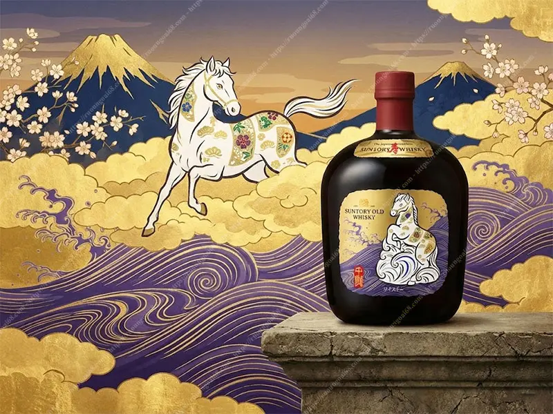 Rượu Suntory Old Whisky Con Ngựa 2026 Rượu Suntory Old Whisky Con Ngựa 2026