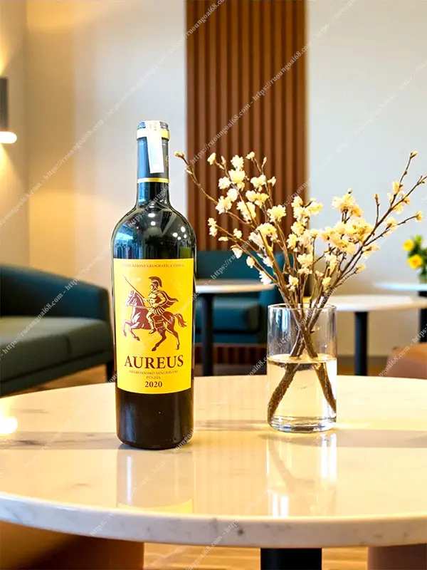 Rượu Vang Ý Aureus Negroamaro Sangiovese