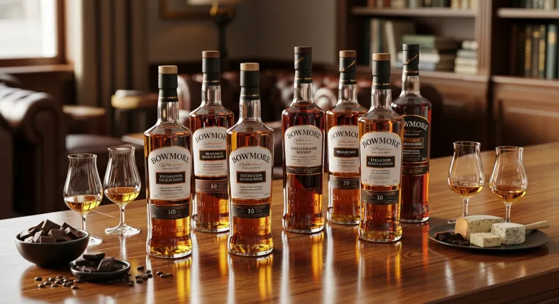 Rượu Bowmore Có Vị Gì? Hồ Sơ Hương Vị Đặc Trưng Của Dòng Islay Hình ảnh minh họa Bowmore Loại Nào Ngon? Gợi Ý Chọn Chai Theo Gu Và Ngân Sách trong bài viết Bowmore Loại Nào Ngon? Gợi Ý Chọn Chai Theo Gu Và Ngân Sách