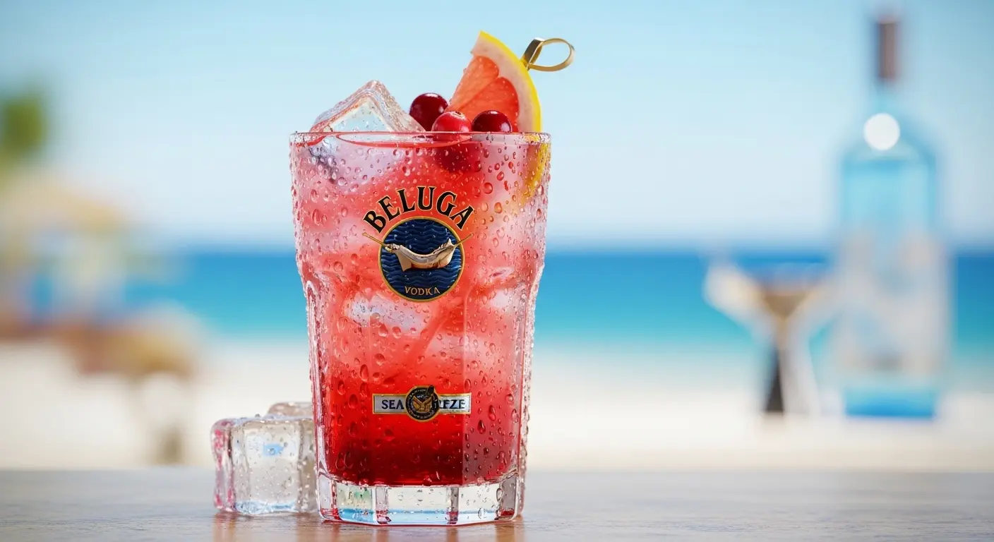 7 công thức cocktail từ Vodka Beluga dễ làm tại nhà Beluga Sea Breeze
