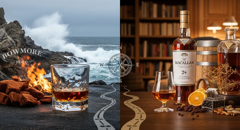 Bowmore Vs Macallan: Khác Nhau Ở Phong Cách, Hương Vị Và Đối Tượng Uống Bowmore Vs Macallan: Khác Nhau Ở Phong Cách, Hương Vị Và Đối Tượng Uống - Nguồn Gốc Lịch Sử: Hai Hành Trình Song Song Nhưng Khác Biệt