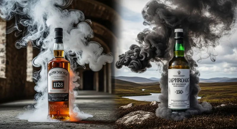 Bowmore Vs Laphroaig: Chai Nào Khói Mạnh Hơn Và Dễ Uống Hơn? - Phân Tích Độ Khói: Cuộc So Tài Của Than Bùn trong bài viết Bowmore Vs Laphroaig: Chai Nào Khói Mạnh Hơn Và Dễ Uống Hơn?