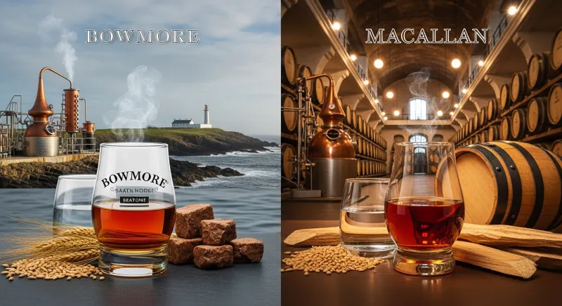 Bowmore Vs Macallan: Khác Nhau Ở Phong Cách, Hương Vị Và Đối Tượng Uống Bowmore Vs Macallan: Khác Nhau Ở Phong Cách, Hương Vị Và Đối Tượng Uống - Quy Trình Chưng Cất và Nguyên Liệu: Nền Tảng Tạo Nên Sự Khác Biệt