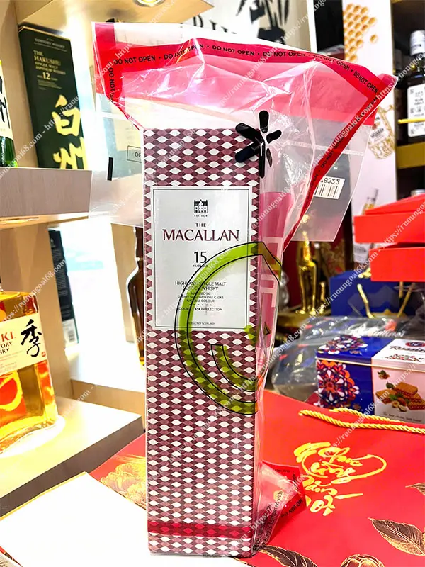 Macallan 15 Double Cask Collection Xách Tay Chính Hãng Từ Châu Âu macallan 15 double cask collection xach tay 01