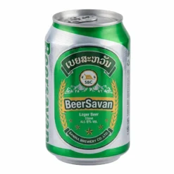 Bia Beer Savan Lager – Savan Lào 5% vol lon 330 ml