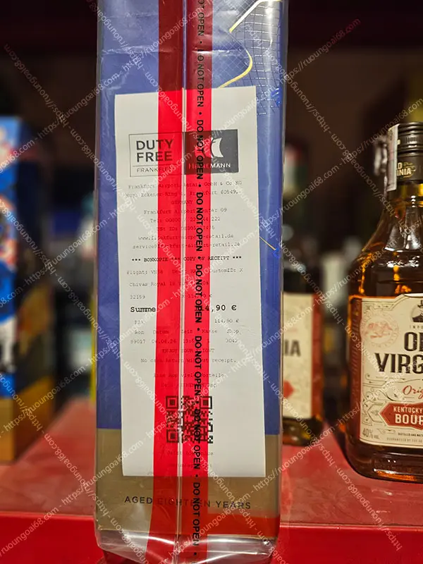 Chivas 18 Năm 1 Lít Xách Tay Mẫu Mới Chivas 18 Năm 1 Lít Xách Tay Mẫu Mới Bill mua hàng