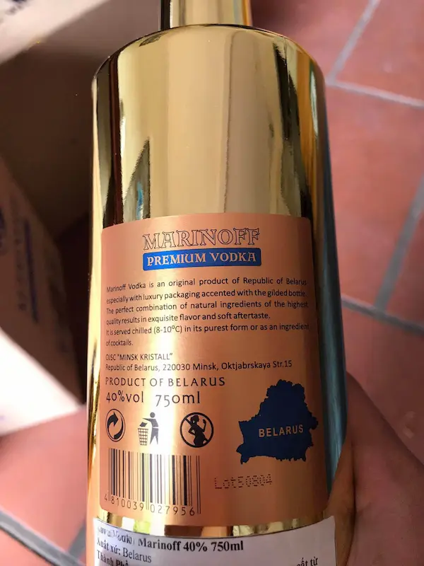 Vodka Marinoff Premium