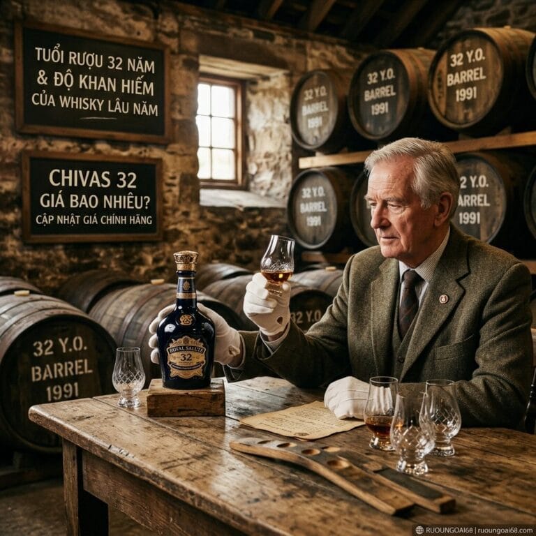 Tuổi rượu 32 năm và độ khan hiếm của whisky lâu năm