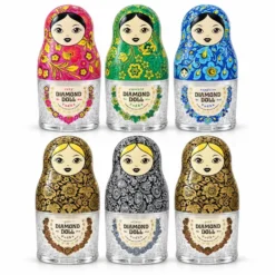 Rượu Vodka Búp Bê Nga Diamond Doll 700ml 40% – 5 Màu